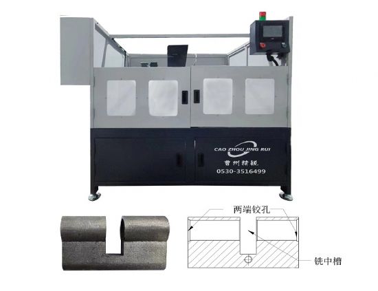 點擊查看詳細信息<br>標題：JZ-12.4自動空心棒鎖殼鉸光、銑中槽機 閱讀次數(shù)：738